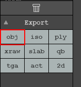 Export option for Unity